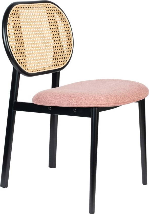 Černá/světle růžová jídelní židle Spike – Zuiver Zuiver
