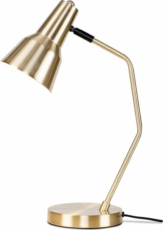 Stolní lampa s kovovým stínidlem ve zlaté barvě (výška 44 cm) Valencia – it's about RoMi IT´S ABOUT RoMi