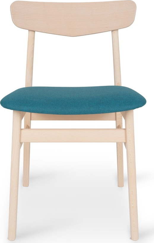 Tyrkysová/přírodní jídelní židle z bukového dřeva Mosbol – Hammel Furniture Hammel Furniture