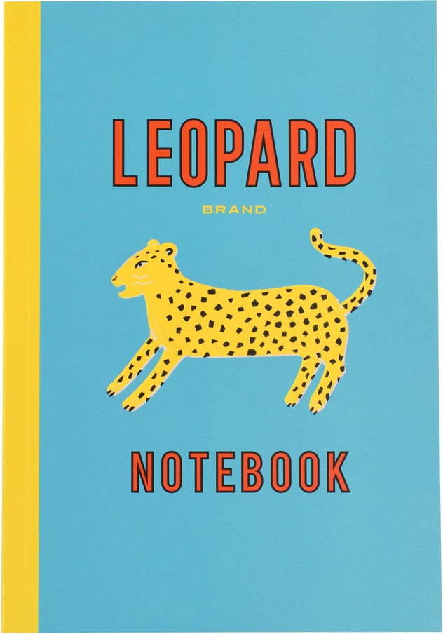 Zápisník 60 stránek formát A5 Leopard – Rex London Rex London