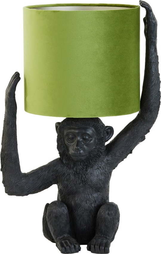 Zeleno-černá stolní lampa (výška 51 cm) Monkey – Light & Living Light & Living