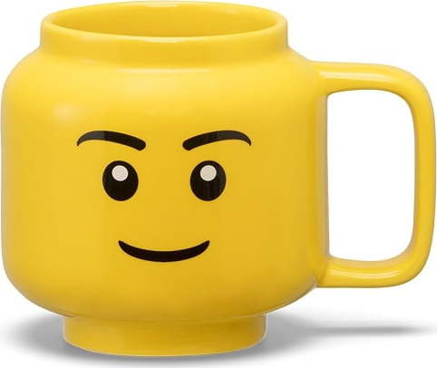 Žlutý keramický dětský hrnek 255 ml Head – LEGO® LEGO