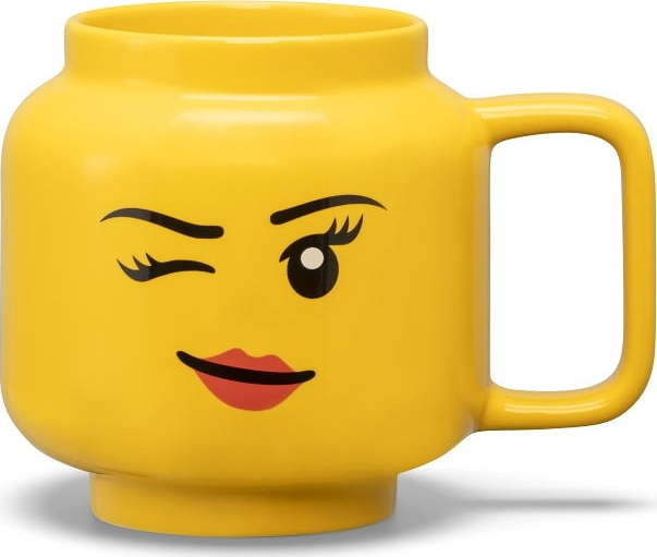 Žlutý keramický dětský hrnek 530 ml Head – LEGO® LEGO