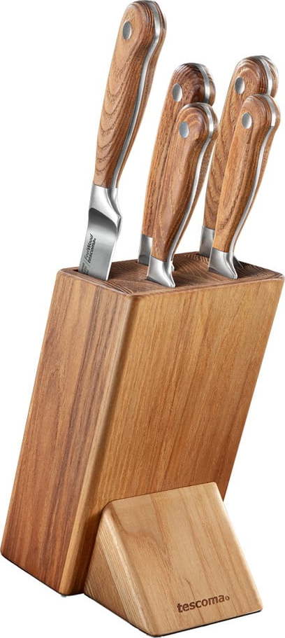 Blok na nože s 5 noži Feelwood – Tescoma Tescoma