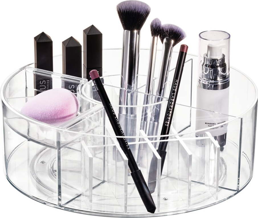Koupelnový organizér na kosmetiku z recyklovaného plastu Cosmetic Carousel – iDesign iDesign
