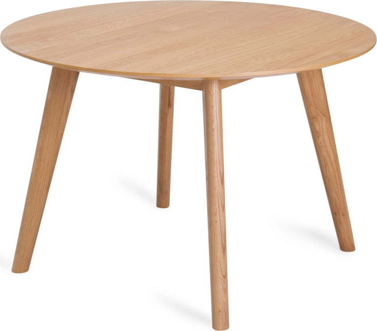Kulatý jídelní stůl v dekoru dubu ø 115 cm Rho – Unique Furniture Unique Furniture