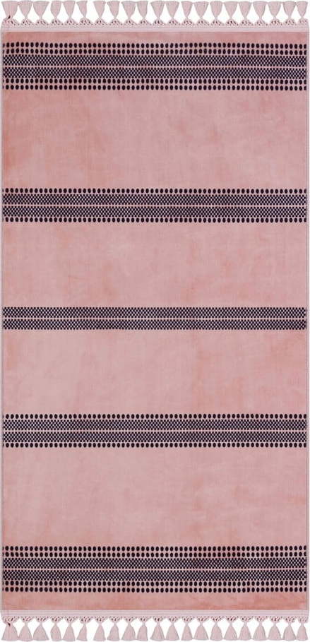 Růžový pratelný koberec 150x80 cm - Vitaus Vitaus