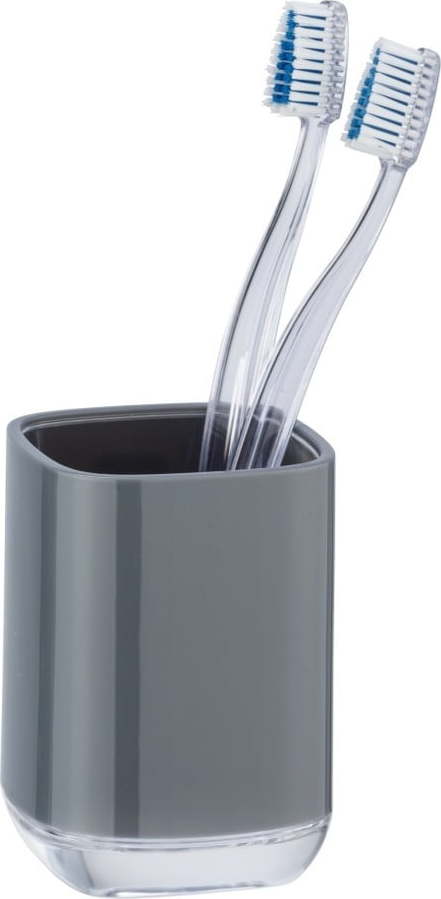 Šedý kelímek na zubní kartáčky Wenko Masone WENKO