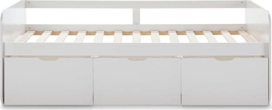 Bílá dětská postel s úložným prostorem 90x190 cm Abbott – Marckeric Marckeric