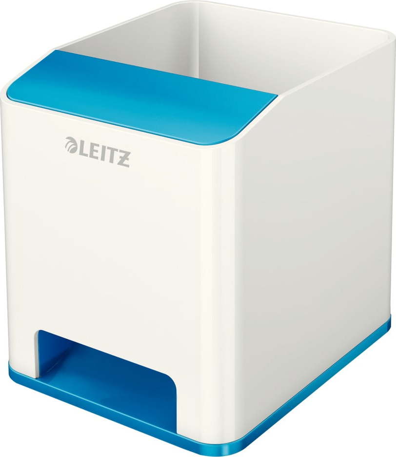 Bílo-modrý stojánek na tužky Leitz WOW Leitz