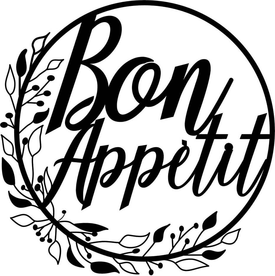 Kovová nástěnná dekorace Bon Appetit – Wallity Wallity