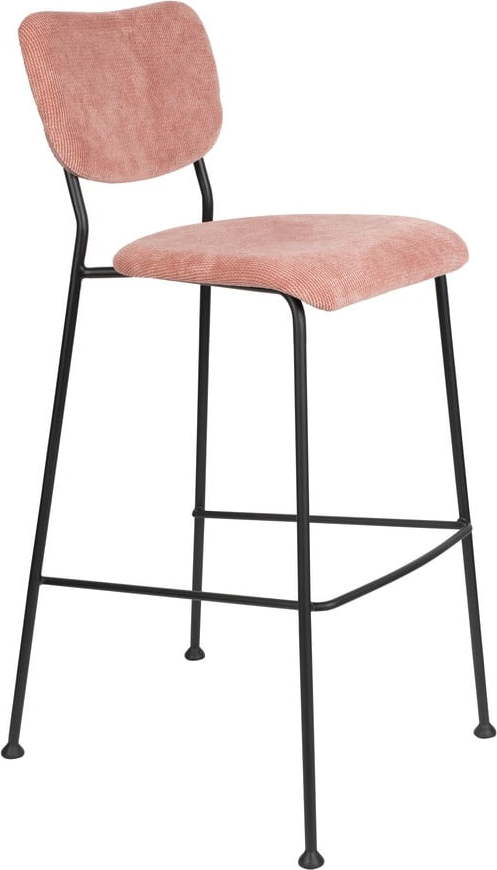 Světle růžové barové židle v sadě 2 ks 102 cm Benson – Zuiver Zuiver