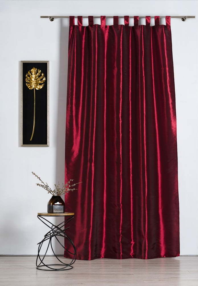 Vínový závěs 140x245 cm Royal Taffeta – Mendola Fabrics Mendola Fabrics