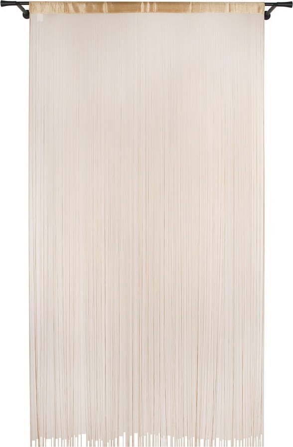 Záclona ve zlaté barvě 140x285 cm String – Mendola Fabrics Mendola Fabrics