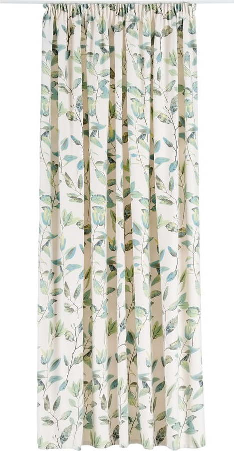 Zeleno-krémový zatemňovací závěs 210x260 cm Maui – Mendola Fabrics Mendola Fabrics