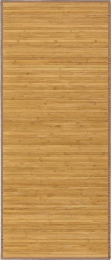 Bambusový koberec běhoun v přírodní barvě 75x175 cm – Casa Selección Casa Selección