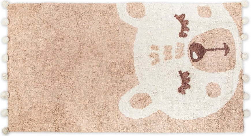 Béžová koupelnová předložka 80x150 cm Teddy – Foutastic Foutastic