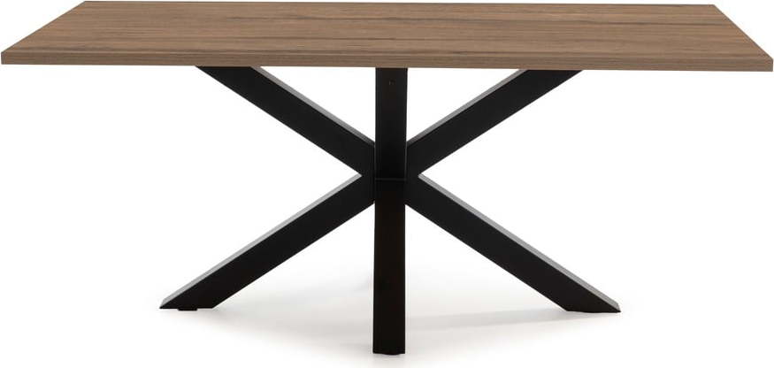 Jídelní stůl s deskou v dekoru ořechového dřeva 100x180 cm Comba – Marckeric Marckeric