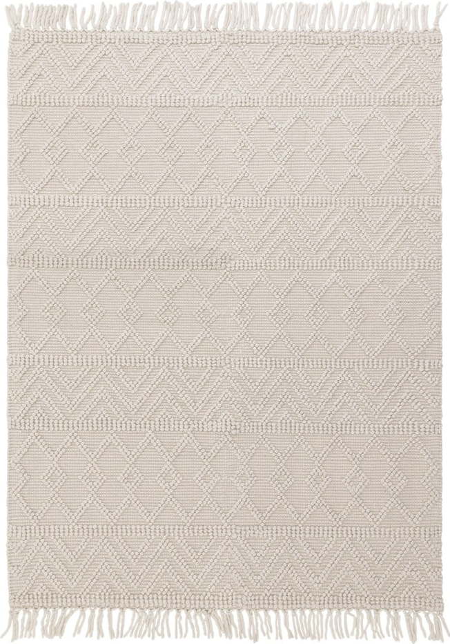 Krémový vlněný koberec 120x170 cm Asra – Asiatic Carpets Asiatic Carpets