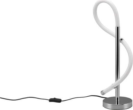 LED stolní lampa v leskle stříbrné barvě (výška 54 cm) Argos – Trio TRIO