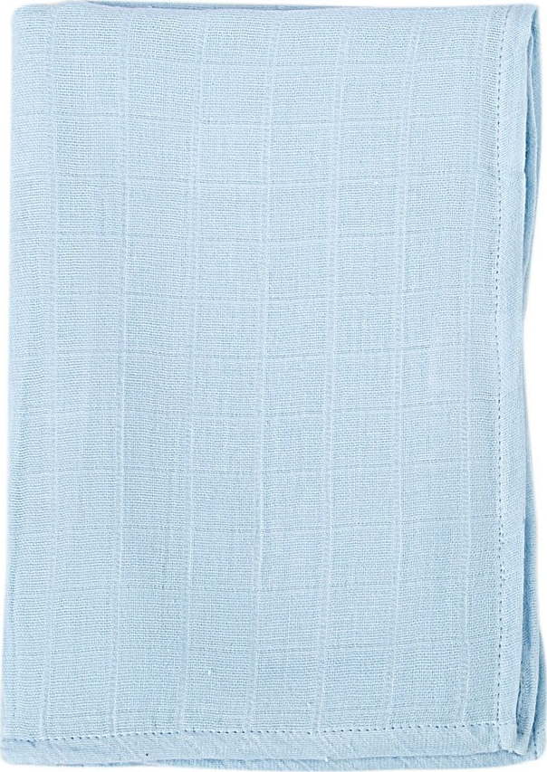 Modrá bavlněná dětská deka 120x120 cm Bebemarin – Mijolnir Mijolnir