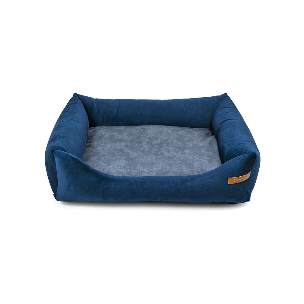 Modro-tmavě šedý pelíšek pro psa 55x65 cm SoftBED Eco S – Rexproduct Rexproduct
