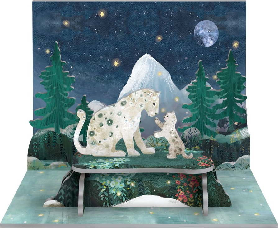 Adventní dekorace Snow Leopards – Roger la Borde Roger la Borde
