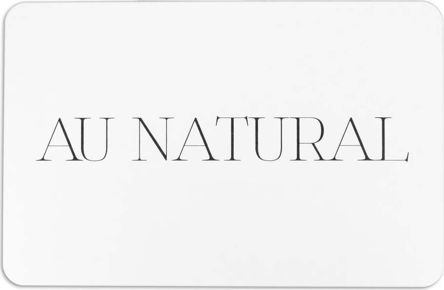 Bílá koupelnová předložka 39x60 cm Au Natural – Artsy Doormats Artsy Doormats