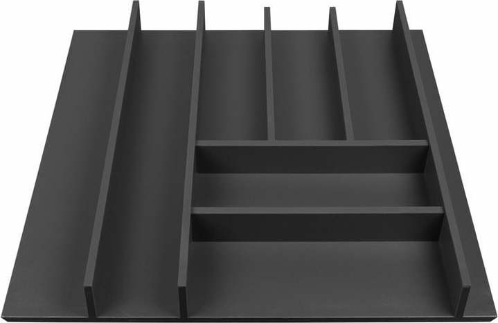 Černý příborník do zásuvky 48 x 47 cm Wood Line – Elletipi Elletipi