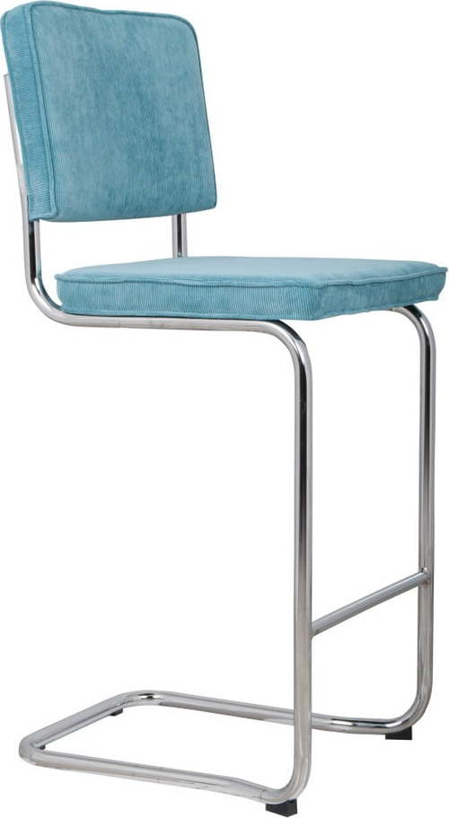 Modrá barová židle 113 cm Ridge Rib – Zuiver Zuiver