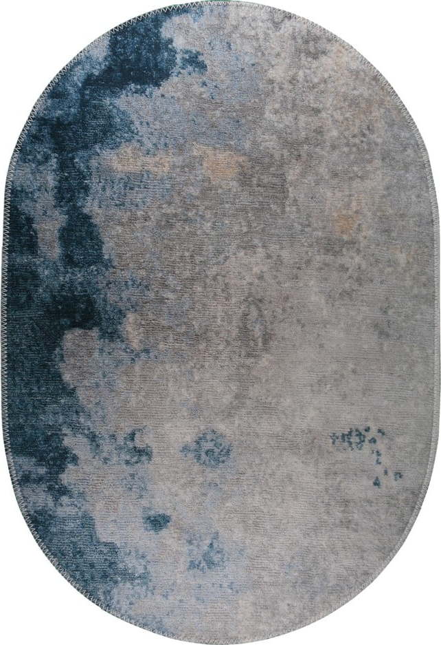 Modro-šedý pratelný koberec 60x100 cm – Vitaus Vitaus