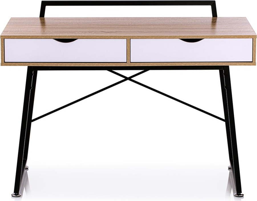 Pracovní stůl s deskou v dubovém dekoru 57.5x120 cm Tolm – Homede HOMEDE