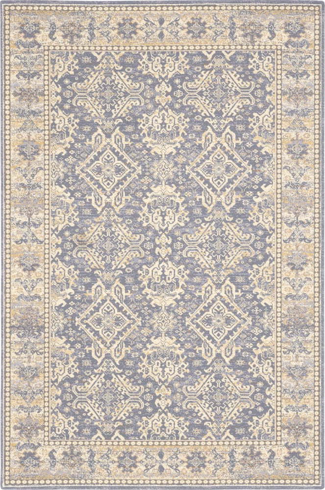 Šedý vlněný koberec 100x180 cm Carol – Agnella Agnella