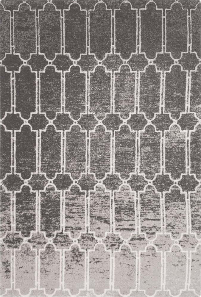 Šedý vlněný koberec 133x190 cm Ewar – Agnella Agnella