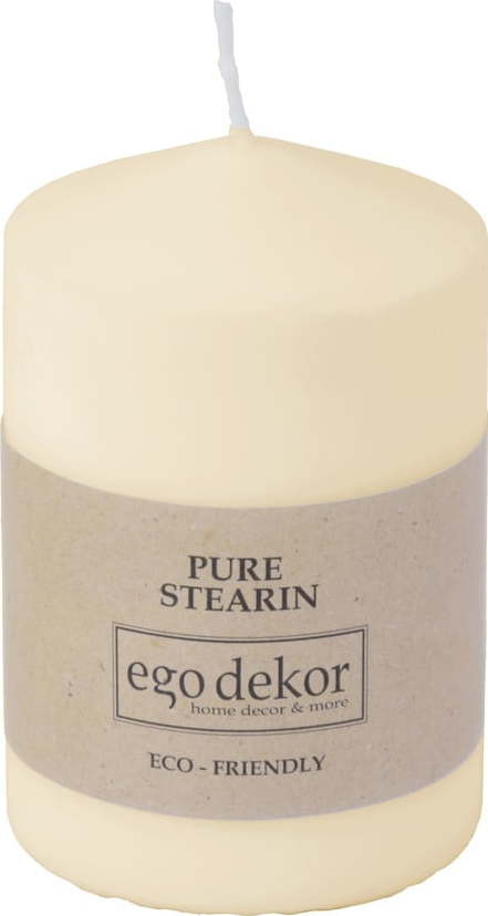 Smetanově bílá svíčka Eco candles by Ego dekor Top