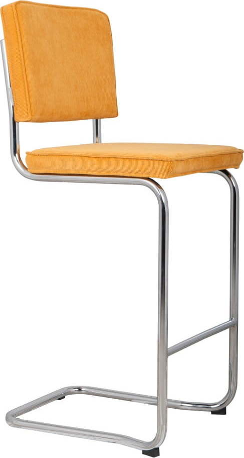Žlutá barová židle 113 cm Ridge Rib – Zuiver Zuiver