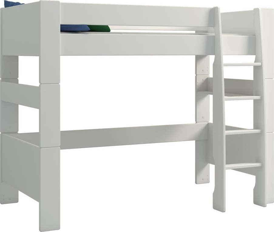 Bílá vyvýšená dětská postel 90x200 cm Steens for Kids - Tvilum Tvilum