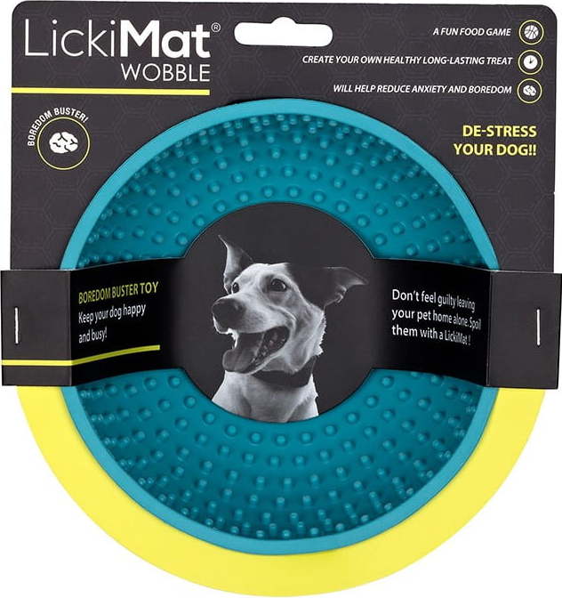 Lízací miska Wobble Turquoise – LickiMat LickiMat