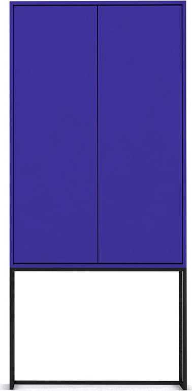 Modrá skříňka 75x164