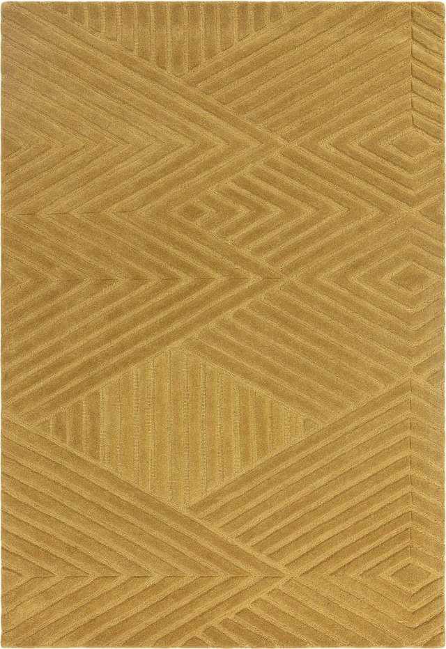 Okrově žlutý vlněný koberec 160x230 cm Hague – Asiatic Carpets Asiatic Carpets