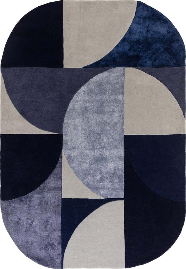 Tmavě modrý vlněný koberec 200x300 cm Indigo – Asiatic Carpets Asiatic Carpets