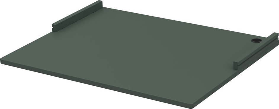 Tmavě zelená komponenta - psací stůl 80x5 cm Dakota – Tenzo Tenzo