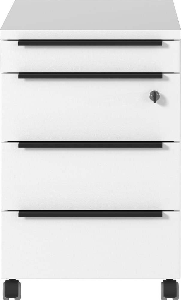 Bílá uzamykatelné skříňka 42x63 cm Mailand – Germania Germania