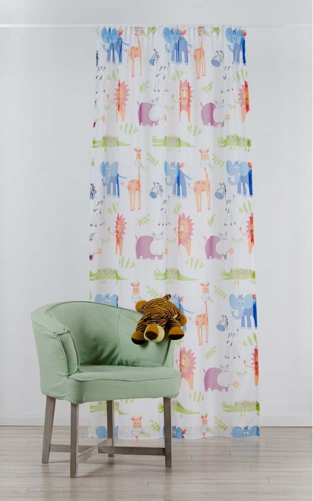 Dětská záclona 140x245 cm Dumbo – Mendola Fabrics Mendola Fabrics