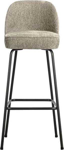 Krémová sametová barová židle 103 cm Vogue – BePureHome BePureHome