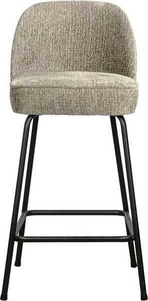 Krémová sametová barová židle 89 cm Vogue – BePureHome BePureHome