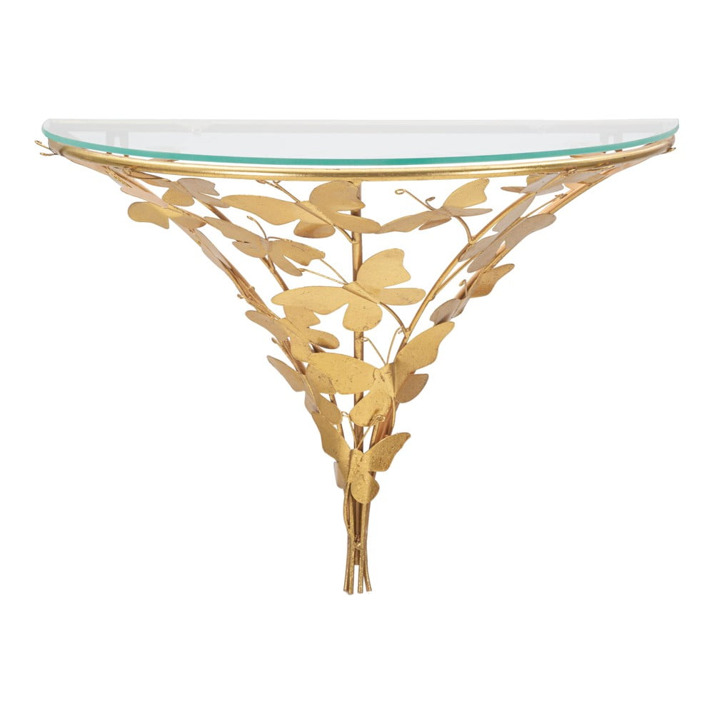 Noční stolek ve zlaté barvě Butterfly – Mauro Ferretti Mauro Ferretti