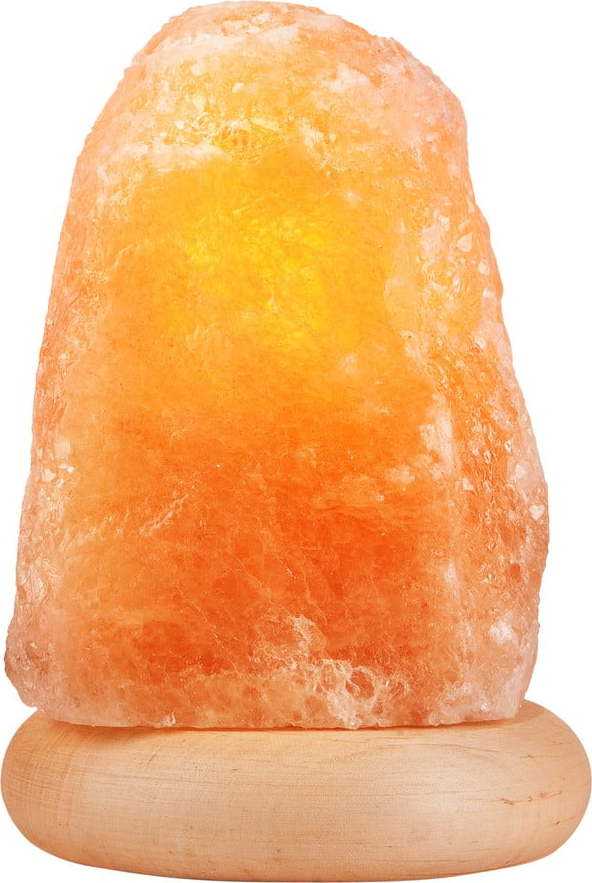 Oranžová solná lampa