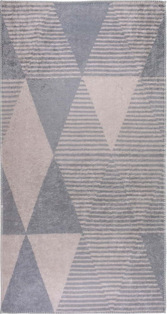 Šedo-béžový pratelný koberec 50x80 cm – Vitaus Vitaus