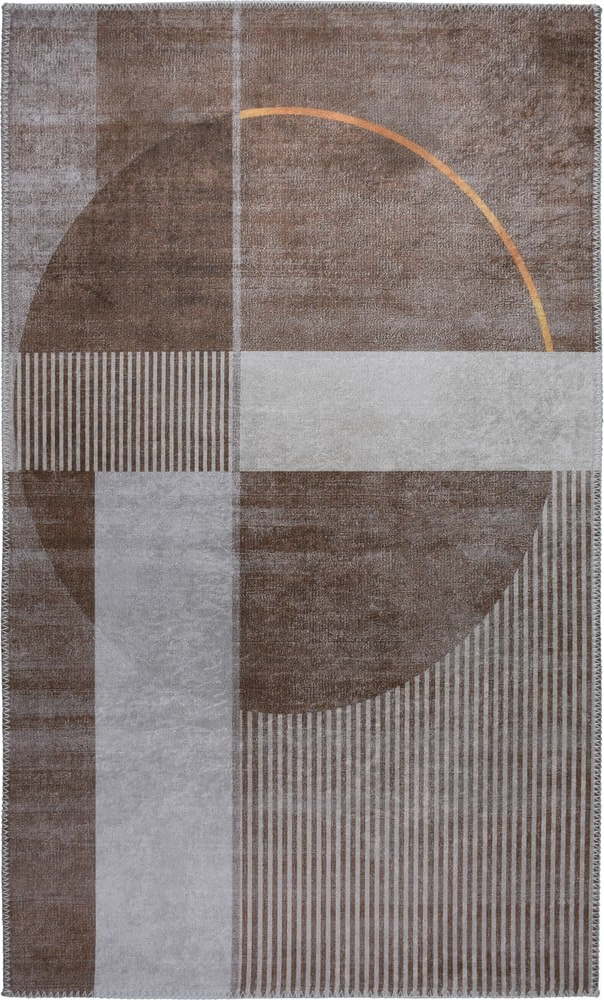 Světle hnědý pratelný koberec 50x80 cm – Vitaus Vitaus